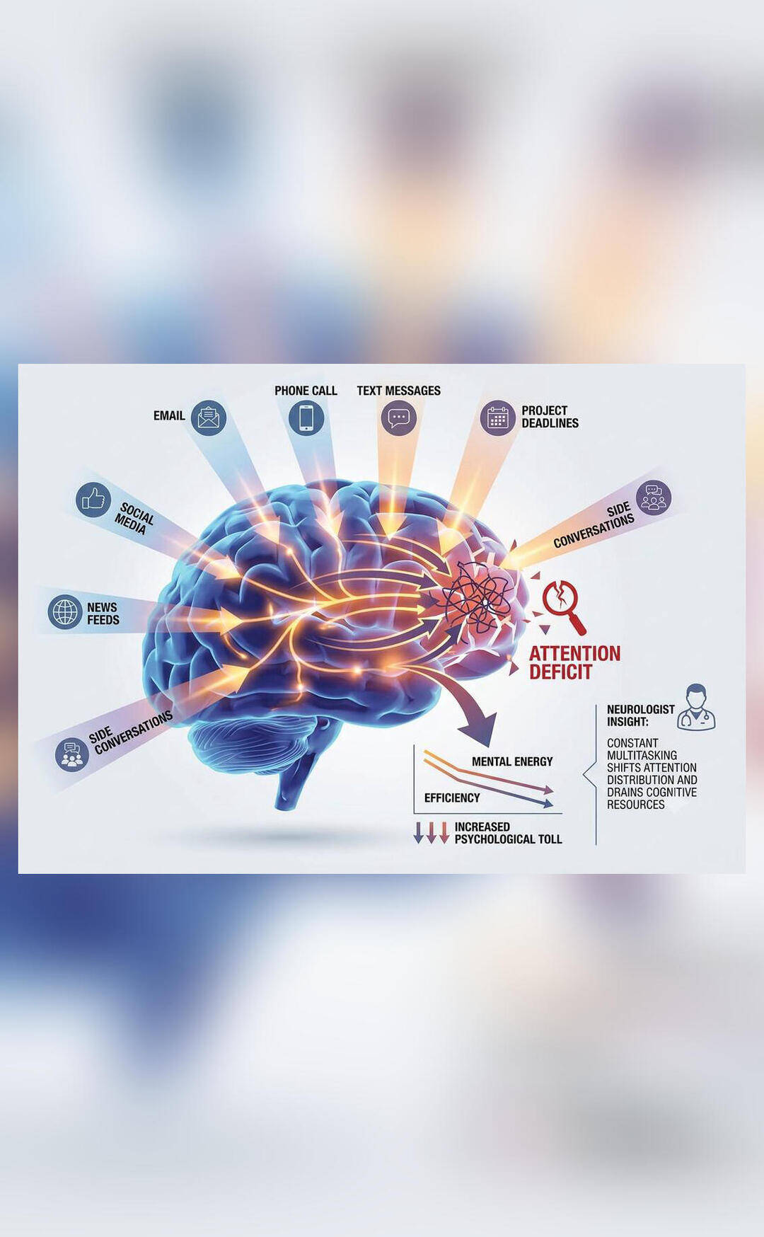 What does multitasking do to the brain?      