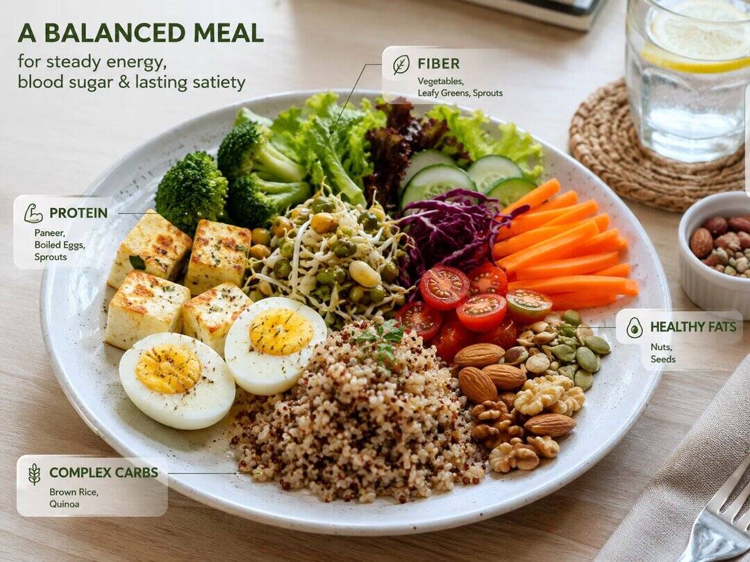 Diabetologist recommends 3 tips to prevent hunger right after eating 