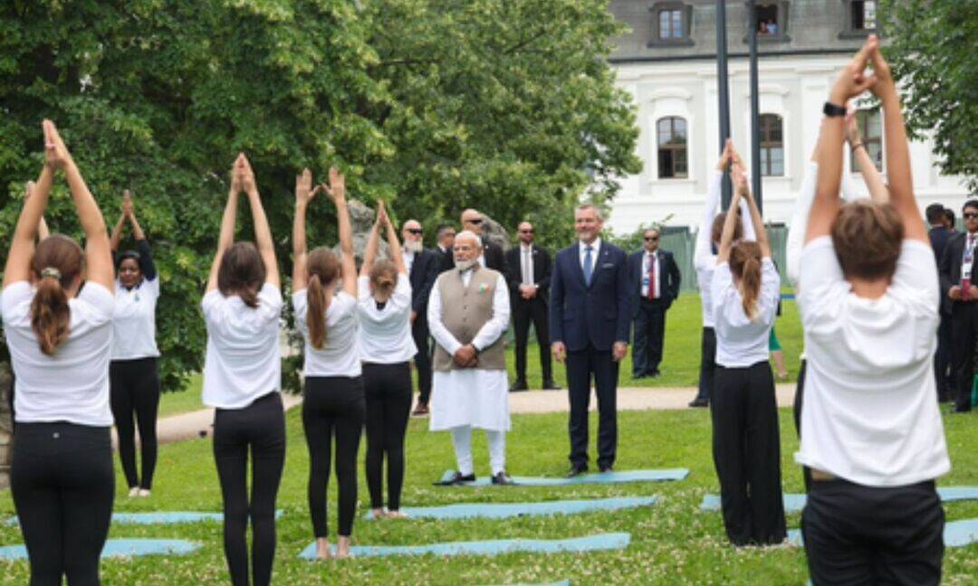 PM Modi praises Slovak students Yoga showcase