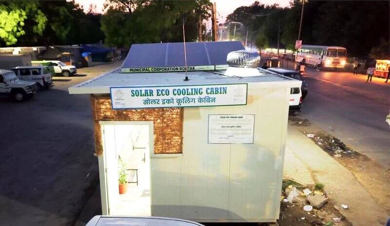 Rohtak MC launches Haryana’s first solar eco-cooling cabin 