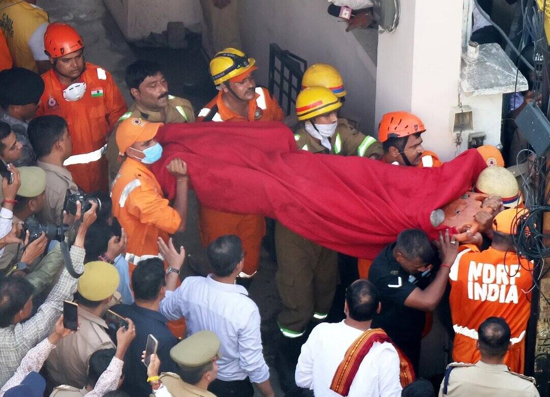 'Papa, please save me,' man cried in last call to father before dying in Lucknow building fire