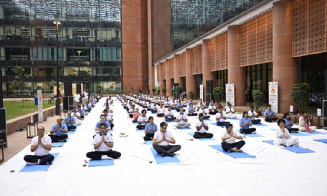 India promotes healthy ageing through daily yoga on Int'l Yoga Day