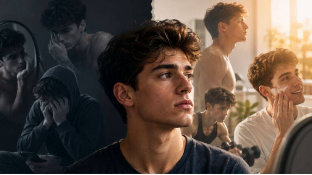 Why young men are becoming obsessed with their facial looks?