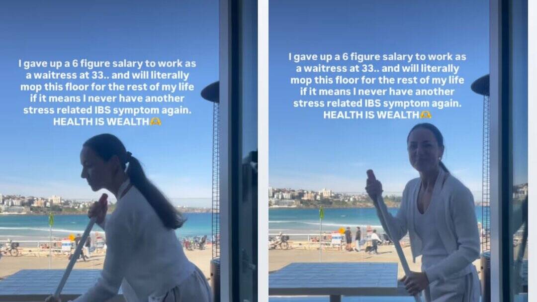 Woman quits 6-figure job, claims stress illness vanished