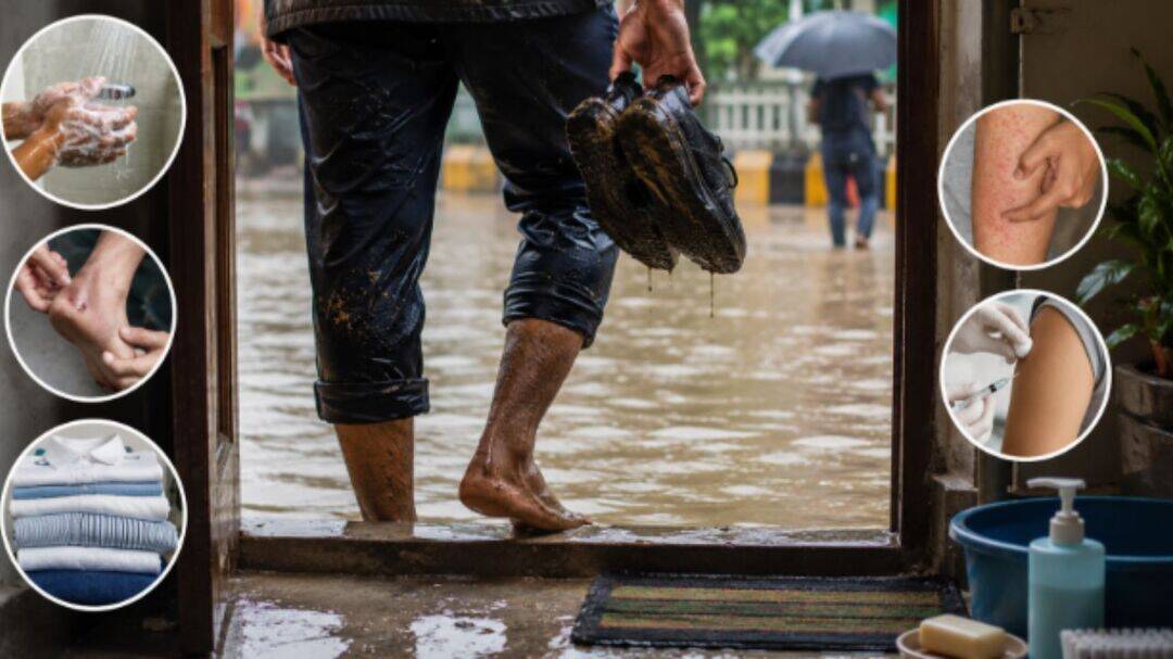 Experts share 5 steps after exposure to floodwater in Mumbai