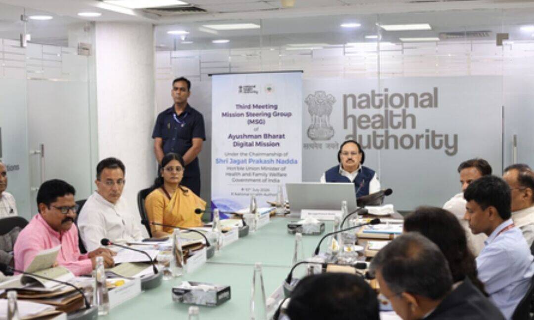 JP Nadda reviews growth of India's Digital Health Mission
