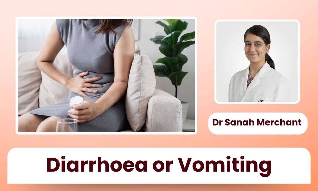 When to start ORS for diarrhoea and vomiting