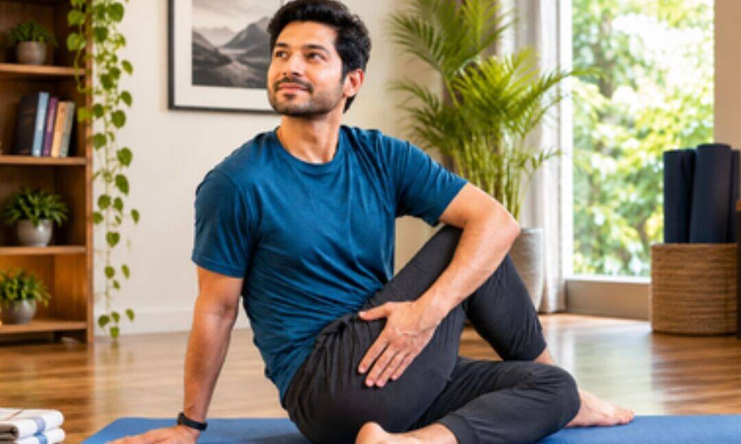 How Ardha Matsyendrasana benefits spine health and diabetes