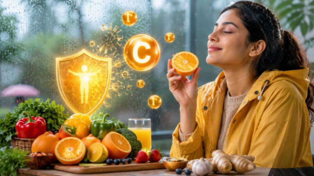 Why is vitamin C a monsoon essential for strong immunity?