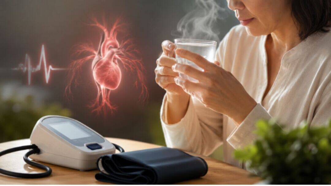 Can drinking hot water lower blood pressure? 