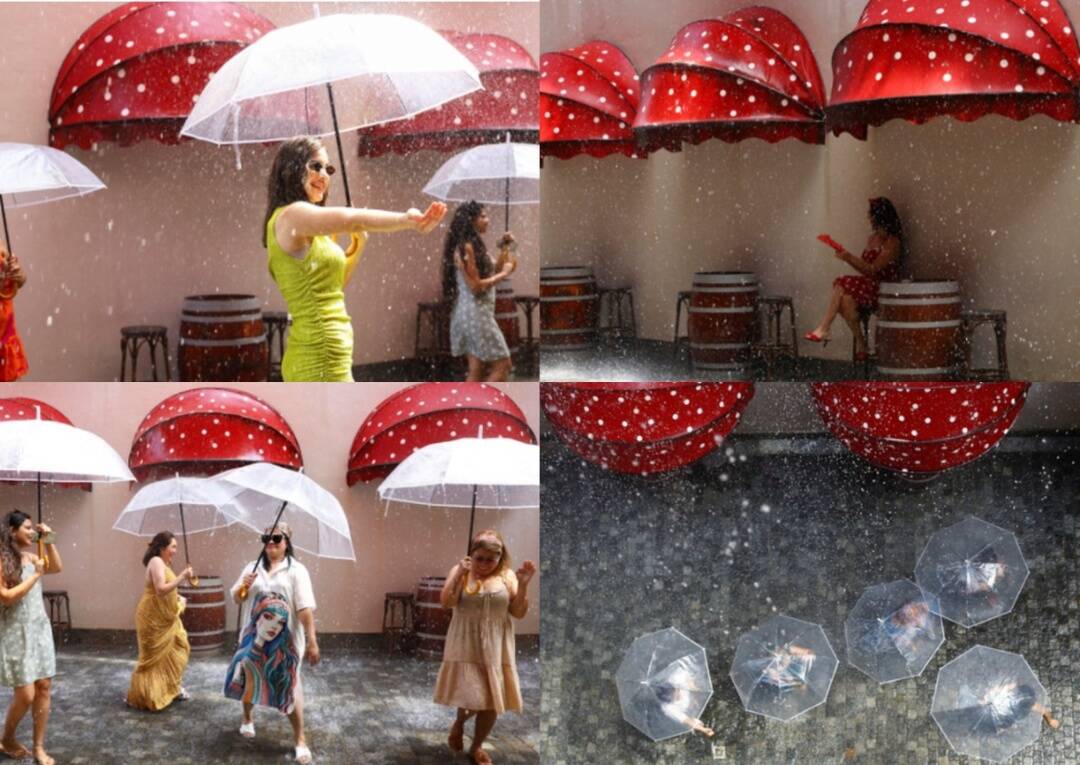 1-km-long climate-controlled 'raining street' in Dubai gives relief ...