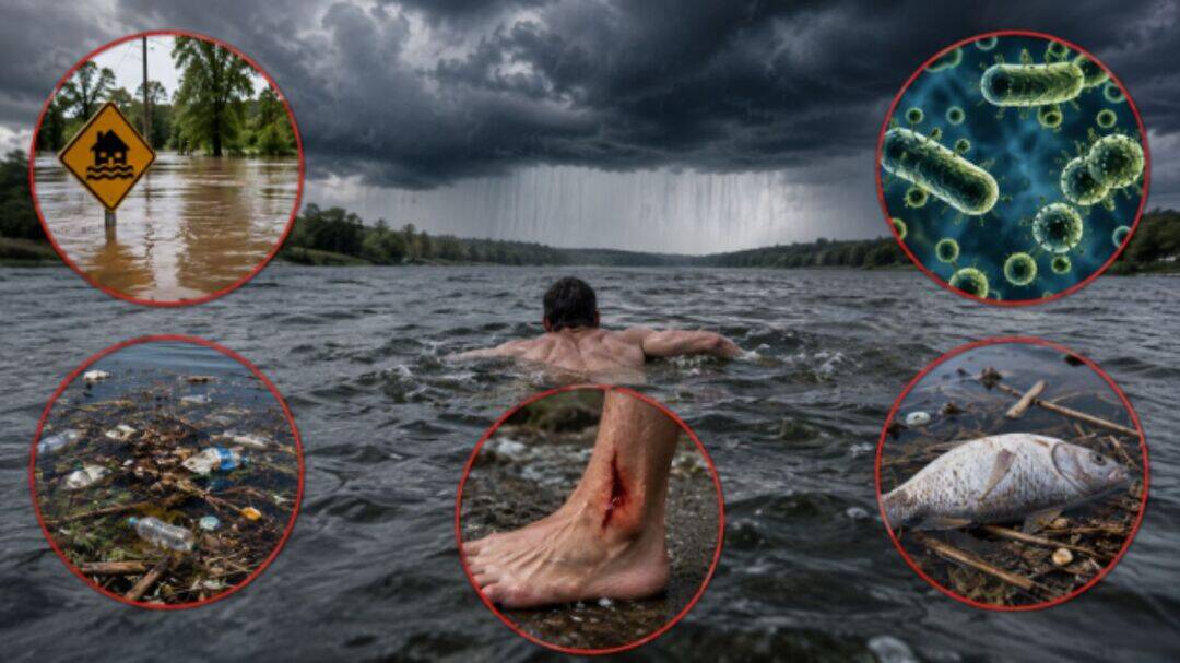 Hidden health risks of swimming after heavy rain