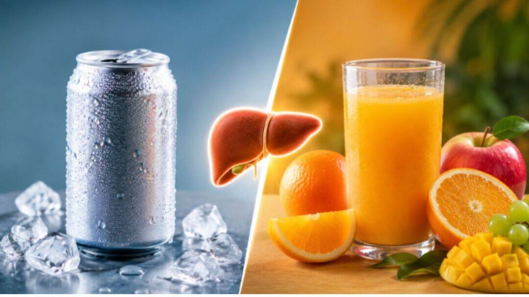 Diet soda vs fruit juice: Which is better for liver health?