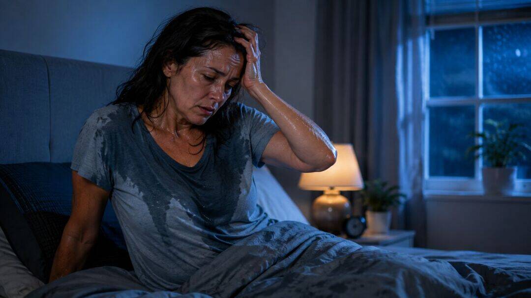Woman's menopause night sweats diagnosed as blood cancer 