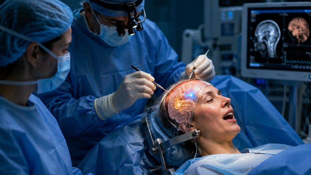 Why doctors ask patients to sing or count during brain surgery?