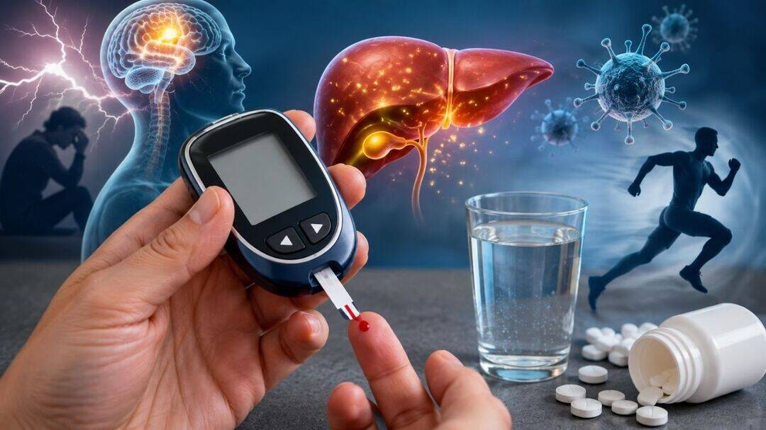 Reasons behind high blood sugar even without eating 