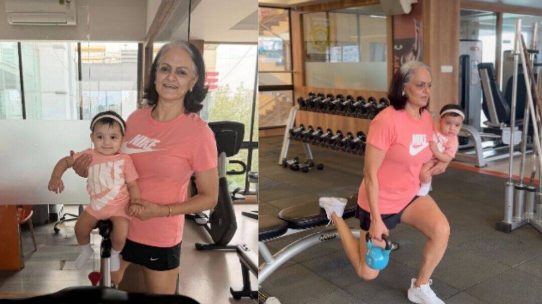 Woman’s birthday workout with granddaughter goes viral