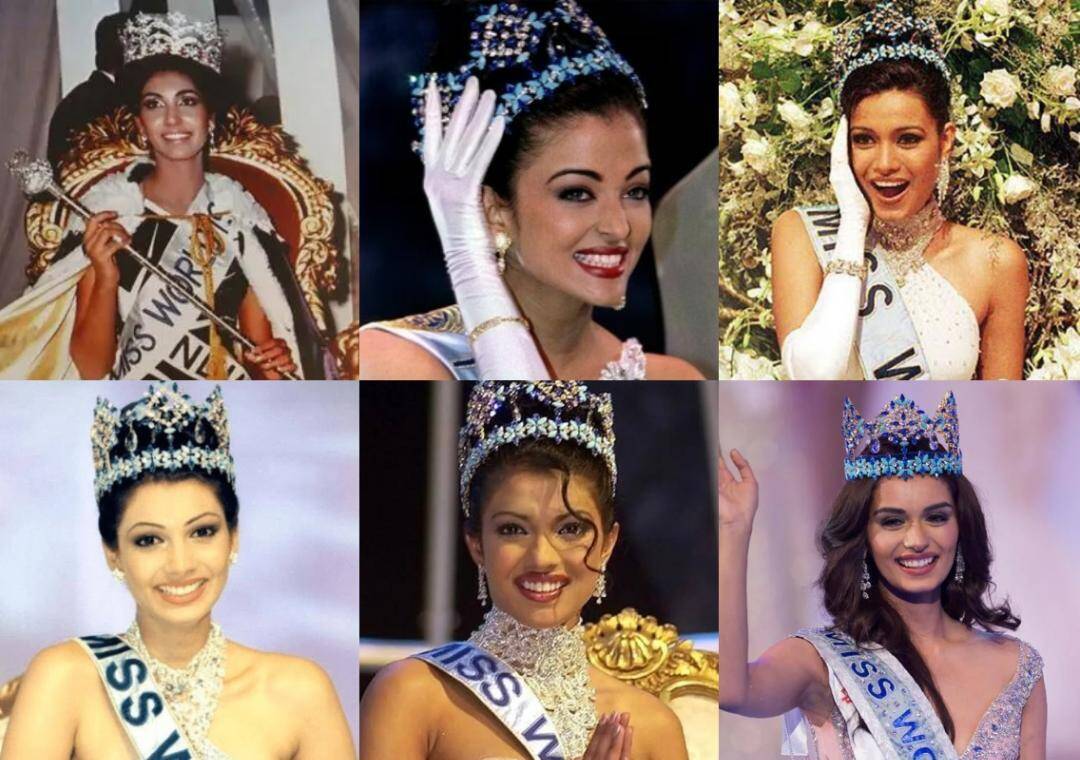 Which Indians have won Miss World title so far?