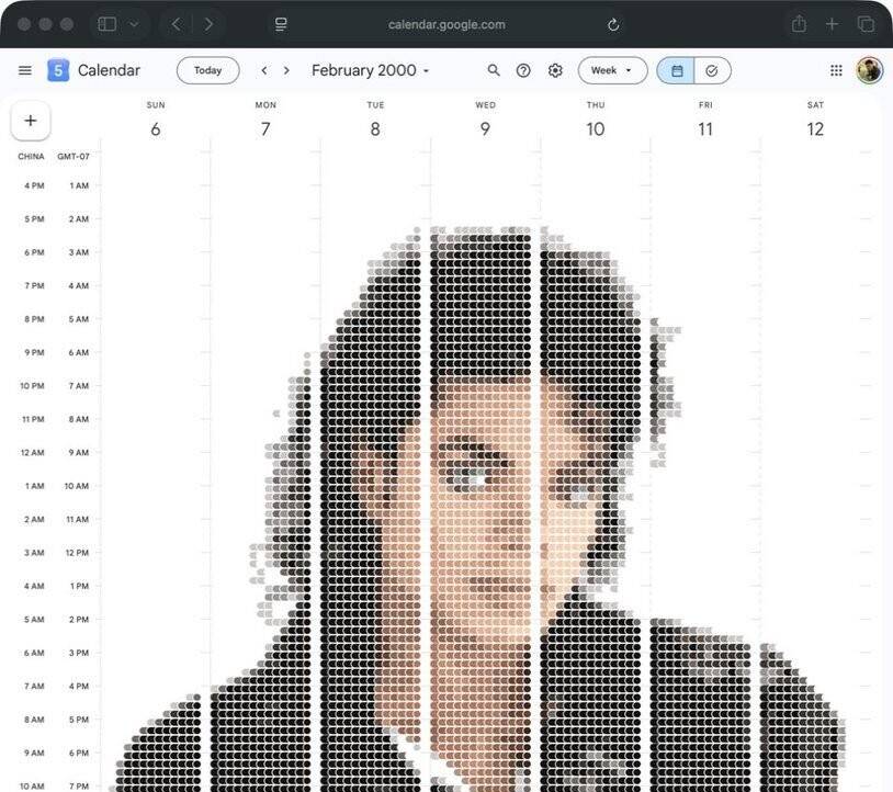 OpenAI's most intelligent AI model draws Michael Jackson's portrait in Google Calendar