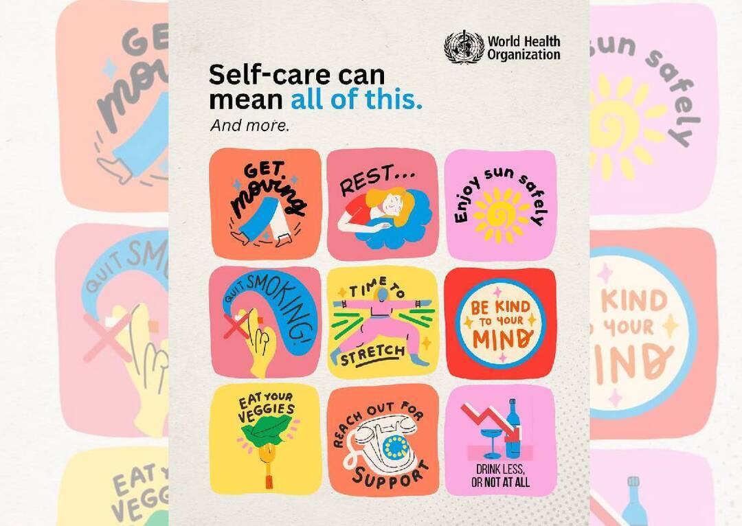 UN shares 9 self-care tips             