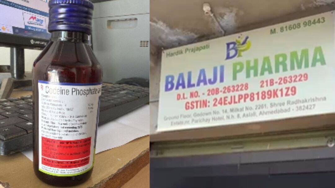 ₹83-lakh codeine stock seized in Gujarat, pharma licence cancelled