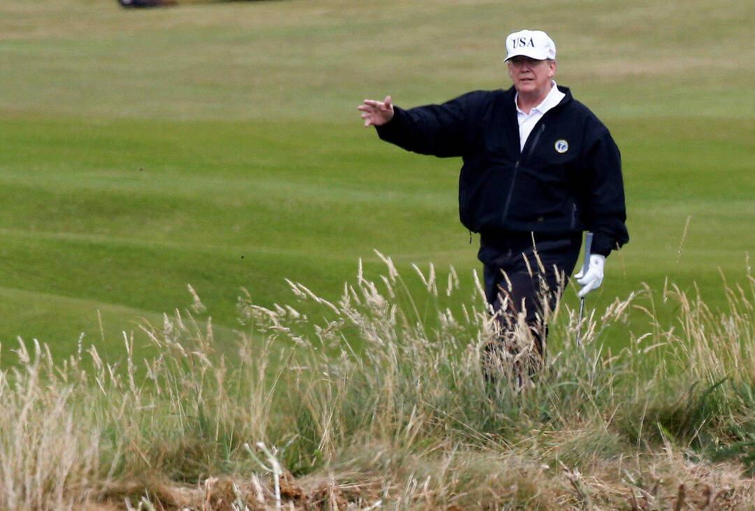 Judge halts tree cutting at golf course amid Trump's renovation plan