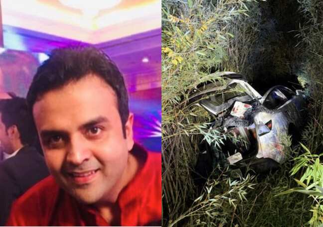Indian startup founder tries to start fire in US, intentionally crashes his Tesla while fleeing