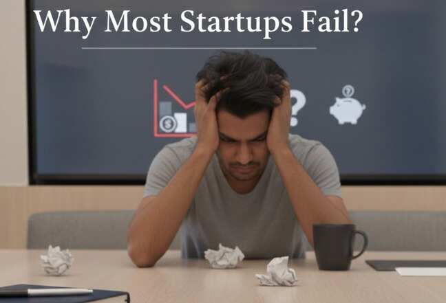 Why most startups fail despite big ideas and funding?
