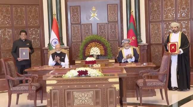 India, Oman sign free trade agreement