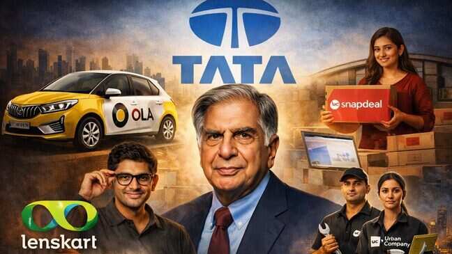 What were Ratan Tata's startup bets?