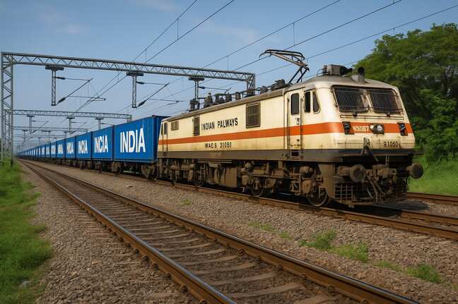 CR earns ₹183.8 cr from parcel services till Nov in FY26