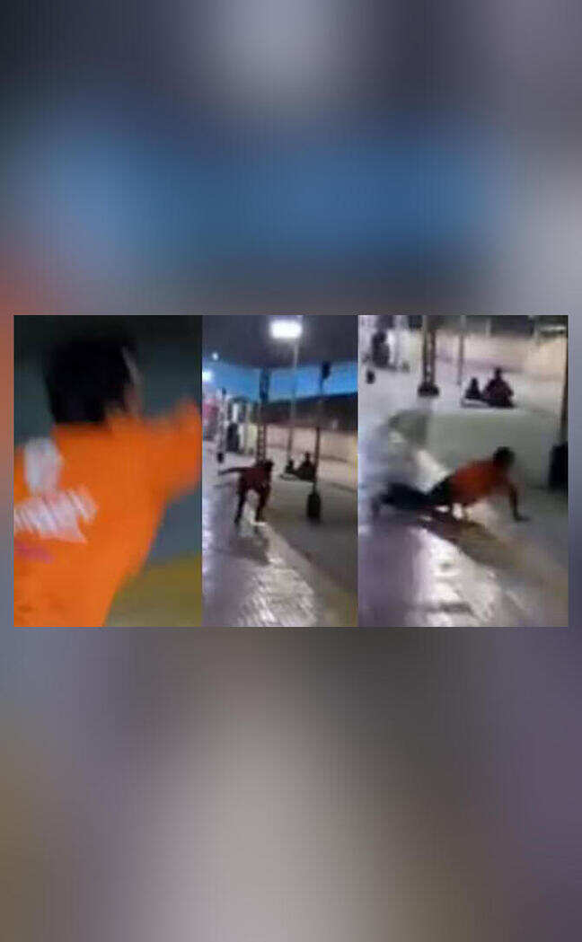 Delivery boy falls on his face from moving train, video surfaces