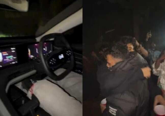 Startup founders gift e-SUV to their first hire in Delhi, video shows them thanking him