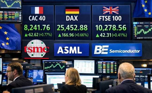 Semiconductor rally lifts European markets despite risks