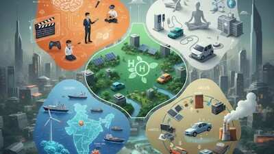 What is meant by blue, green and white economy? 