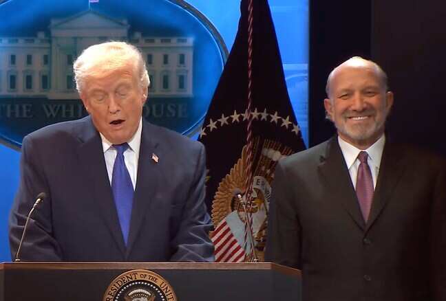 Trump says he wanted to be a 'good boy' before US Supreme Court's decision, Lutnick laughs