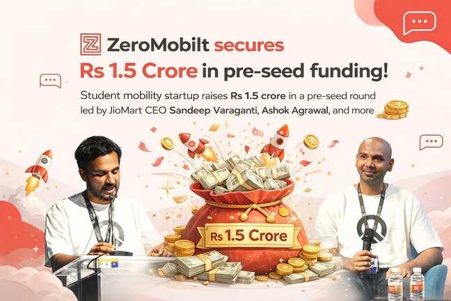 ZeroMoblt secures ₹1.5 crore pre-seed round led by JioMart CEO