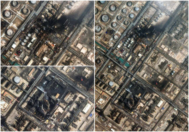 Satellite pics show damage at one of world's largest oil refineries in Saudi after Iran strike