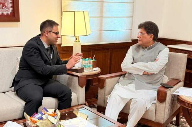 Piyush Goyal meets Puch AI CEO, discusses AI adoption in India