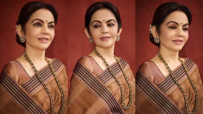 Nita Ambani's saree with Lord Ram design took 2 years to create