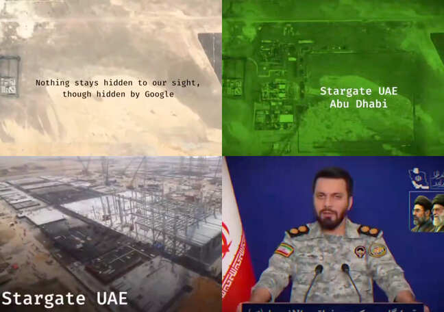Iran threatens to target AI Stargate data centre in UAE 'hidden by Google maps'