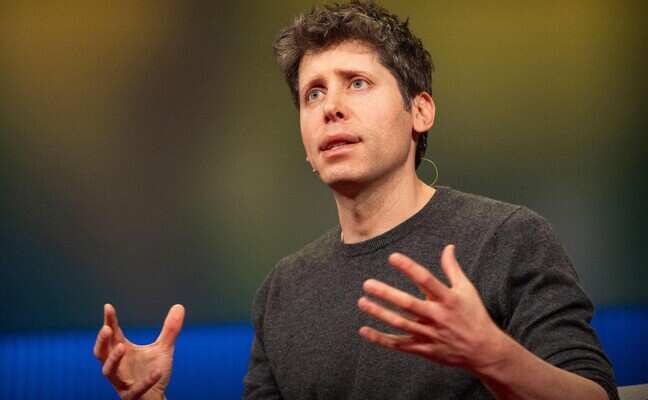 Sam Altman smiles awkwardly as ChatGPT fails to track time live