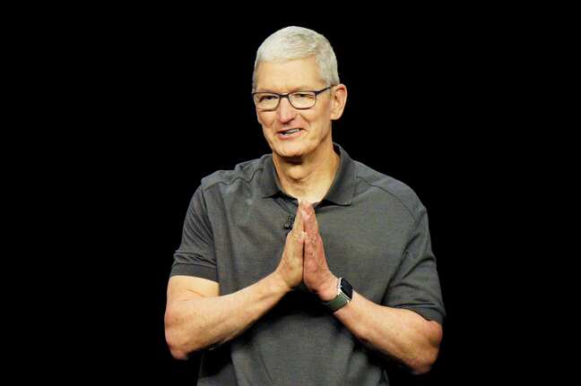 Apple shares fall 3% after Tim Cook resigns as CEO