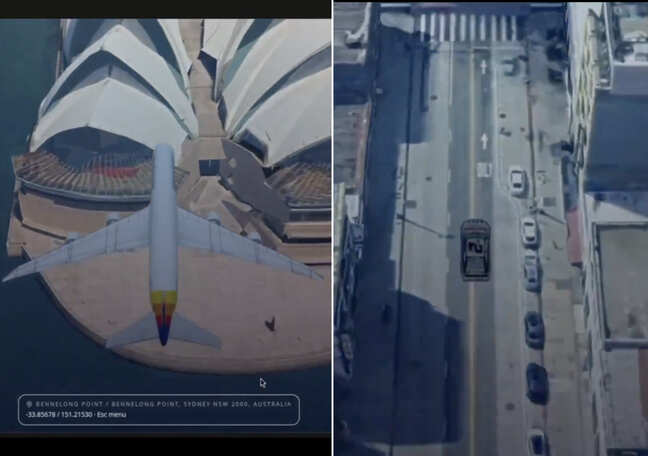 Perplexity CEO unveils Google Earth-based flight & drive simulator