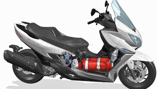 Toyota files patent for hydrogen-powered scooter