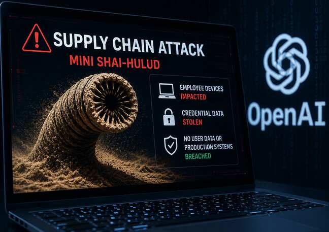 'Mini Shai-Hulud' attack hits OpenAI employee devices, steals credentials