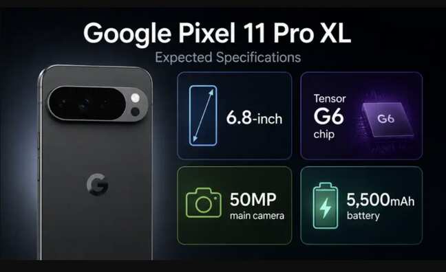 Google Pixel 11 Pro XL leaks suggest massive hardware upgrades