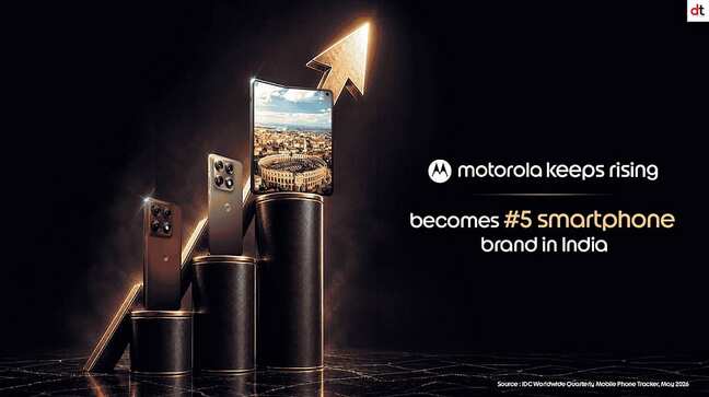 Motorola enters India’s top 5 smartphone brands