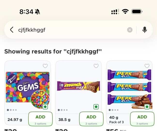 Chocolates appear on Blinkit after man types like child, he says 'App knows when kid has phone'