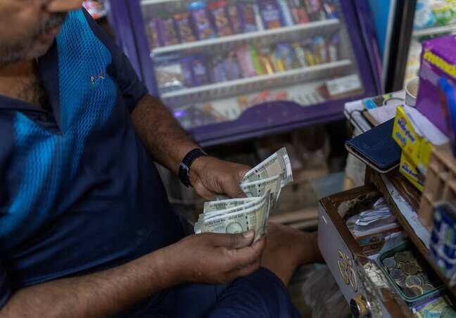 Rupee falls past 96 against dollar, hits weakest level since May